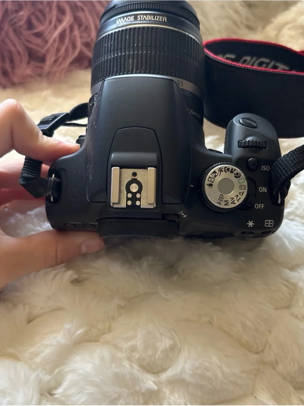 Canon EOS Rebel T1i Black DSLR Camera with Lens